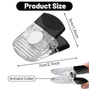 Clip magnétique carré en plastique multicolore personnalisé avec logo, pour sacs à collation, multifonctionnel, pour cuisine intérieure - Product Image 2
