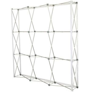 Portable Pop-Up Tension Fabric Display Backdrop Stand <b>Wall</b> Pull-Up Aluminum Standing for Advertising Exhibitions Polyester - Product Image 2