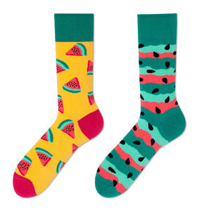 Chaussettes amusantes et colorées à motifs funky, chaussettes amusantes et mignonnes en coton peigné pour hommes et femmes - Product Image 3