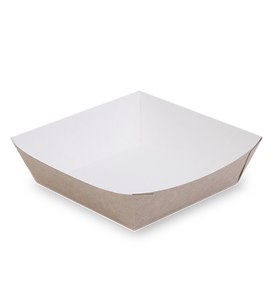 Bandeja de Papel Kraft Ecológica de 550 ml para Alimentos, Apta para Llevar, Compostable, Desechable, con Logotipo Personalizado al por Mayor - Product Image 2