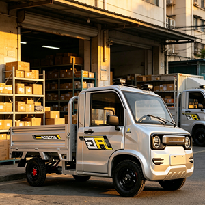Camioneta de 4 Ruedas en Oferta, Camión Volquete con Motor de 2000W y 100km de Autonomía para Pasajeros, Mini Camión Compacto - Product Image 1
