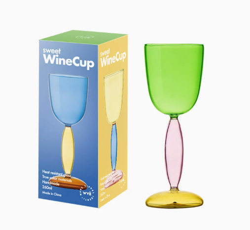 Tasse bordeaux vert bosselé - 260ml