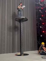 Plataforma Giratoria de Alta Resistencia de 360 Grados °   Plataforma Giratoria y Ajustable en Altura para Teatros, Conciertos y Eventos