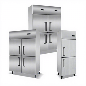 Restaurant Commercial Grand Congélateur 2 4 6 Portes Réfrigérateur vertical <span class=keywords><strong>400L</strong></span> 800L Grand Espace Réfrigérateur debout en acier inoxydable - Product Image 1