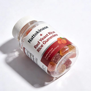 Private Label Herbal <b>Supplement</b> OEM ODM Bulk Supply Nattokinase + Red Yeast Rice Gummies - Product Image 1
