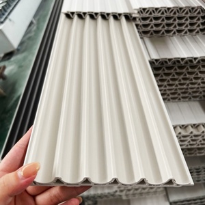 Panneau mural cannelé intérieur en PVC, marbre blanc, bois, panneau mural 3D, panneaux WPC, revêtement mural, fabricants de Foshan - Product Image 6