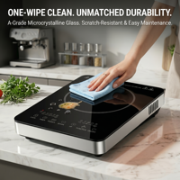 Cuisinière électrique en céramique 2200W, portable, à brûleur unique, infrarouge, pour barbecue et ragoût – Prix usine de gros