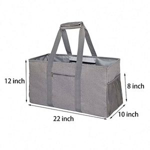 Bolsas de Compras Resistentes con Logotipo Personalizado al por Mayor de Fábrica BSCI, Bolsas de Playa Plegables Grandes e Impermeables para Viaje - Product Image 2
