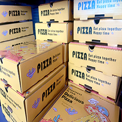 Scatola per <span class=keywords><strong>Pizza</strong></span> in Cartone Ondulato da 12, 16, 18 Pollici a Prezzo Economico, Cartone Cajas Para <span class=keywords><strong>Pizza</strong></span> 33x33 con Rivestimento UV e Goffratura - Product Image 6