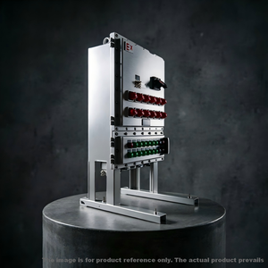 Custom Explosion Proof Electrical Control Box with Multiple Push Buttons & Rotary Switches, IP65 Aluminum Enclosure - Product Image 3
