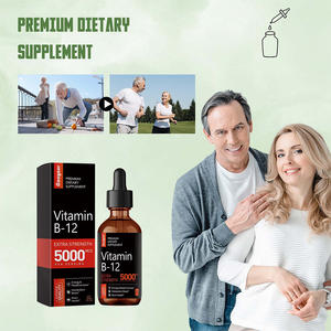 LUVVITA Vitamine B12 en gouttes liquides, complément alimentaire pour soutenir le système immunitaire, le soutien émotionnel et nerveux, vitamine - Product Image 2