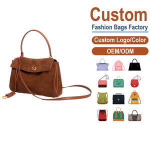 Elegante Bolso de Piel Genuina de Ante Color Caramelo, Estilo Vintage Premium, Versátil para el Trabajo, Citas, Compras, Bolso de Hombro y Bandolera - Product Image 2