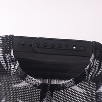 Casquette en maille brodée motif palmier, style décontracté urbain, en stock, vente en gros