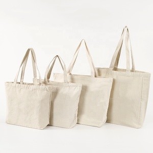 Đồng Bằng Trống Hữu Cơ Tái Sử Dụng 10Oz <span class=keywords><strong>20</strong></span> <span class=keywords><strong>Oz</strong></span> Cotton <span class=keywords><strong>Canvas</strong></span> Tote Túi Mua Sắm Túi Vải Với Logo Tùy Chỉnh - Product Image 2