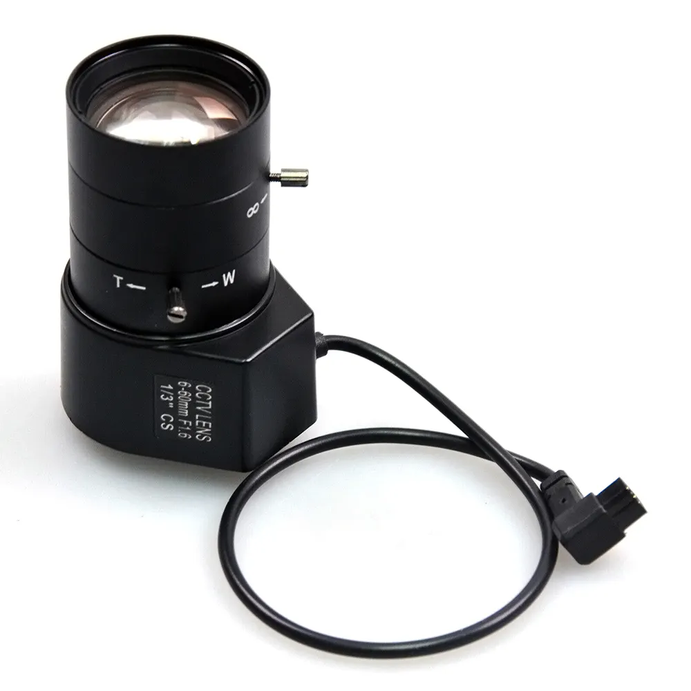 6-60 мм объектив охранной камеры CS/DC диафрагма F1.6, 1/3 "формат изображения для формат изображения видеонаблюдения IP камера объектив HD DC6-60