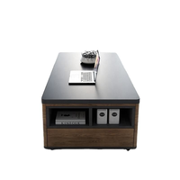 Table basse moderne en bois massif multifonctionnelle réglable et relevable – Produits très demandés