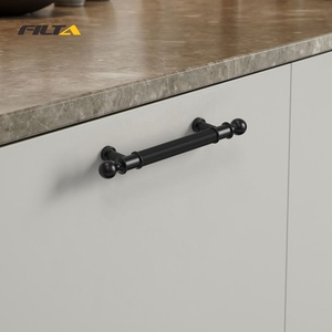 ארון מתכת עם דלת ארוכה ידית ארוכה ידית זהב ארון בגדים דקורטיביים קלאסי ארון למשוך ידית 4630 - Product Image 2