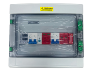 Kotak Kombiner Fotovoltaik DC 1000V IP65 Plastik DC/AC Luar Ruangan untuk Distribusi Tenaga Surya 40A/25A
