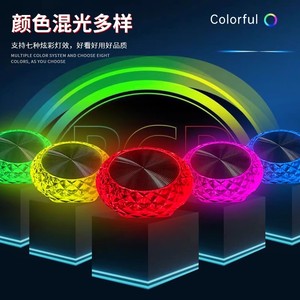 <b>LED</b> ambient <b>light</b> for cars, decorative ambient <b>light</b>, car USB interface, seven-color gradient flashing, special for bedroom nigh - Product Image 3