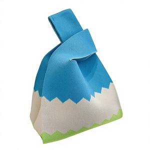 Bolso de Mano de Moda 2025, Diseño Abierto, Tejido a Crochet, Forro de Cuero Genuino, Dos Asas, para Mujer, Ideal para Regalo - Product Image 1