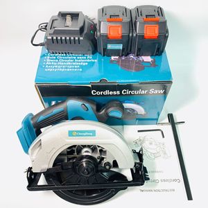 7 Inch Brushless Lithium Circular Saw 185mm Rechargeable Cordless Table Saw Portable Handheld Wood <b>Cutting</b> <b>Machine</b> C02 - Product Image 1