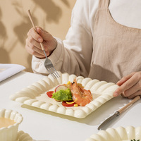 Vaisselle Cheese Pie Tableware : Bols à riz et assiettes de petit-déjeuner simples, avec finition sous glaçure, ensemble de grande valeur, direct usine
