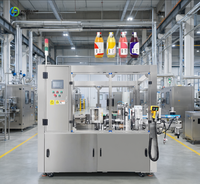 Machines d'étiquetage spécifiques aux bouteilles, machine d'étiquetage du dessus des bouteilles, machine d'étiquetage pour bouteilles avec logo