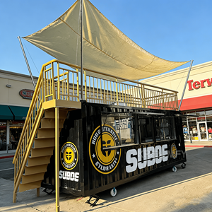 Diseño de Barra Contemporáneo, Quiosco de Comida Rápida, Cafetería, Contenedor Marítimo, Cafetería, Resistente, Duradero, Alta Utilización del Espacio - Product Image 4