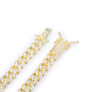 Collar Cubano Chapado en Oro para Hombre, Estilo Hip Hop, Venta al Por Mayor - Product Image 2