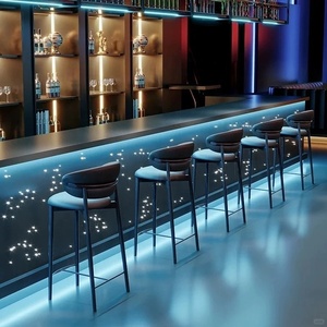 Juego de Muebles de Bar de Diseño Comercial para Bistro Moderno, Estilo OEM ODM, Asientos de Cabina para Ocio, Discotecas, Fiestas, KTV, Clubes, Mesa y Sillas - Product Image 4