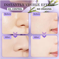 Huile Minérale Végétalienne Translucide Contrôle Sébum Longue Durée Imperméable Naturelle Éclaircissante Matifiante Visage Lavande Gelée Pressée Marque Privée