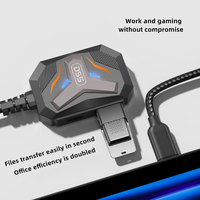 DS5 DS4 Expansion Dock Station Tipe C Adaptor Optimal untuk Gaming Kualitas Suara Luar Biasa 60W Mendukung Pengisian Cepat Stok Tersedia