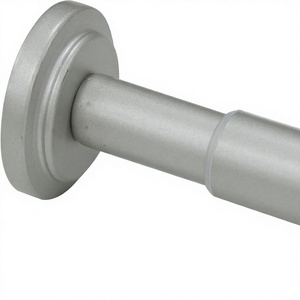 Factory Direct Extendable No Drilling Spring Tension <b>Curtain</b> Rod Pole Pipe Metal Shower Tension Rod Hanging Rod Wholesale - Product Image 4