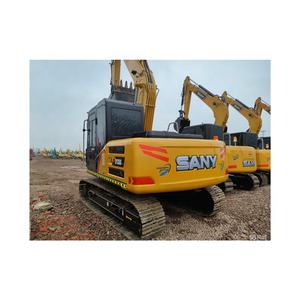 Excavadora de orugas Sany SY135C usada, motor Isuzu de 13,5 toneladas, 72,7 kW, horas bajas, incluye motor de bomba - Product Image 1