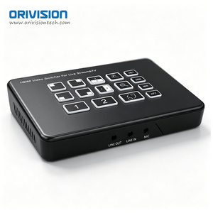 Conmutador de Video HDMI de 2 Vías con Salida UVC para Transmisión en Vivo OBS, Mezclador de Audio con Pantalla Dividida PIP de 2 Canales, Conmutador de Video PVW PGM - Product Image 2