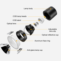 Spot encastré moderne pour bureau, magasin, maison intelligente, lumière LED COB Tuya Zigbee 10W CRI90, dimmable