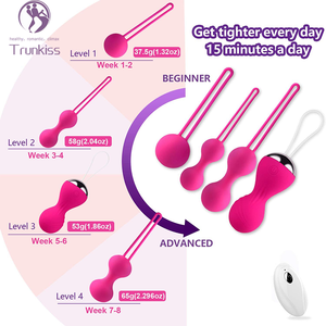 Vibrerende Vaginale Aanscherping Bal Volwassen Product 10 Frequentie Trillingen Draadloze Afstandsbediening Vrouwelijke Vibrerende Vaginale Bal - Product Image 2