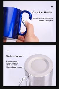 300ml 220ml Sublimation Tumbler Blanks Double Wall Stainless Steel Vacuum <b>Thermal</b> Insulation <b>Coffee</b> Cup Travel Camping <b>Mugs</b> - Product Image 6