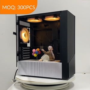 Caja de <span class=keywords><strong>PC</strong></span> para Juegos ATX S-08L-0835 Compatible con OEM, Placa Metálica de 0.5mm, Interfaz <span class=keywords><strong>Completa</strong></span>, Tarjeta Gráfica de 320mm de Largo, <span class=keywords><strong>Torre</strong></span> de <span class=keywords><strong>PC</strong></span> para Oficina en Casa - Product Image 5