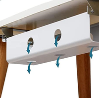 Goulotte et Canalisation en PVC avec Couvercle pour la Protection des Câbles Électriques