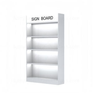 Exhibidores de Madera con Logotipo Personalizado para Minoristas, con Estantes para Zapatos y Ropa, Mueble de Pared o de Pie para Tiendas y Boutiques - Product Image 6