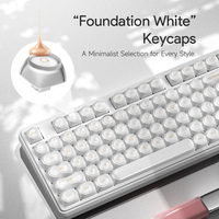 Keyboard Membran Tenang IP98 98-Tombol Lampu RGB 19-Key Rollover Nuansa Kantor Antarmuka USB-C Plastik