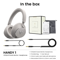 Casque filaire supra-auriculaire DOQAUS Handy 1 avec microphone détachable pour monitoring en studio