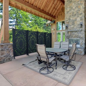 Panneaux de garde-corps en <span class=keywords><strong>aluminium</strong></span> découpés au laser pour terrasses extérieures, escaliers, balcons et clôtures de rampes. - Product Image 1