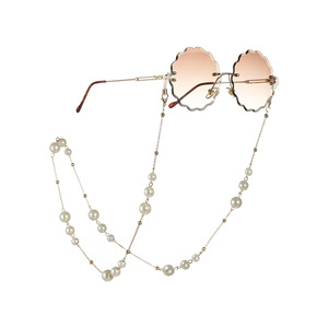 Nouveaux bijoux à la mode, chaîne de <span class=keywords><strong>lunettes</strong></span> simple en <span class=keywords><strong>perles</strong></span>, accessoires de <span class=keywords><strong>lunettes</strong></span> en gros, <span class=keywords><strong>cordon</strong></span> de <span class=keywords><strong>lunettes</strong></span> - Product Image 1