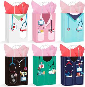 Borsa Regalo per Infermieri con 30 Fogli di Carta Velina, Regali di Apprezzamento per Infermieri e Medici, Borsa di Ringraziamento per Assistenti Medici - Product Image 1