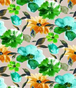 Hermosa tela de rayón con estampado floral multicolor para ropa de mujer, textura transpirable ligera y calidad de drapeado Premium - Product Image 3