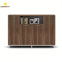 Meubles de bureau, bibliothèque, armoires en bois, bibliothèque de bureau, ensemble d'armoires de rangement modernes modulaires basses pour le bureau et la maison