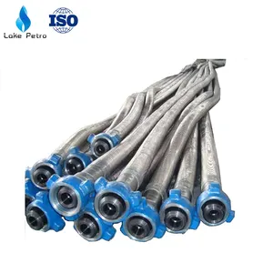 API 16C Flexible Drilling Hoses connection ends with flanges, unions, couplings