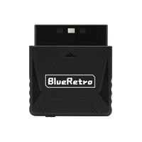 2025 Bitfunx PS2 Mini Blueretro Compatible avec PS2 PS1 Adaptateur Contrôleur sans fil Multijoueur Contrôleurs sans fil pour PS1